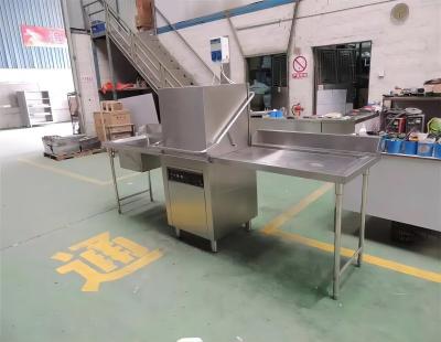 China Automatic Door Type Dishwasher Hood Type Freestanding Full Integrated CSA for sale