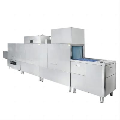 China 380V Automatic Commercial Dish Washer Conveyor Multifunctional Long Line for sale