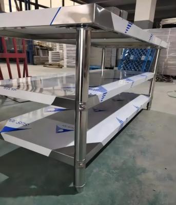 Chine Tableau de travail d'acier inoxydable de Parts Anti Deformation de lave-vaisselle de cuisine de table de travail à vendre