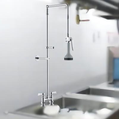 China Dishwasher Pre Rinse Kitchen Faucet ODM Commercial Kitchen Faucet for sale