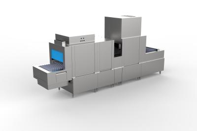 中国 Semi Integrated Large Conveyor Commercial Dishwasher Low Noise Level 販売のため
