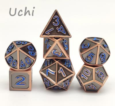 China Handmade Durable Mini Polyhedral Dice , Neat Sharp Edges Micro Dice Set for sale