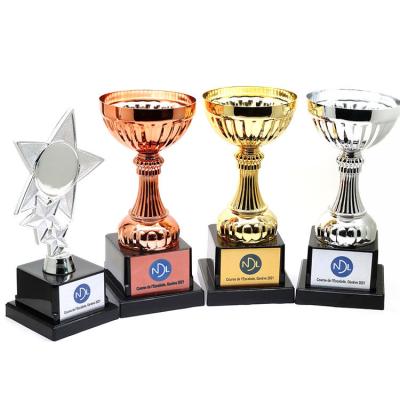 China Custom Basketball Metal Trophy Cup Zinc Alloy Copper Material for sale