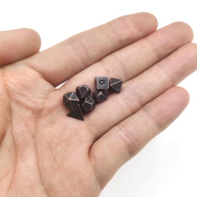 China Mini Metal Polyhedral Dice Dungeons and Dragons High Quality  for Board or Card Game for sale