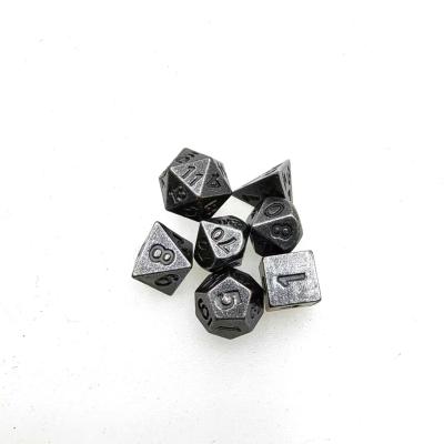 China Lightweight Mini Polyhedral Dice Set In Long Tube Dungeons And Dragons RPG for sale