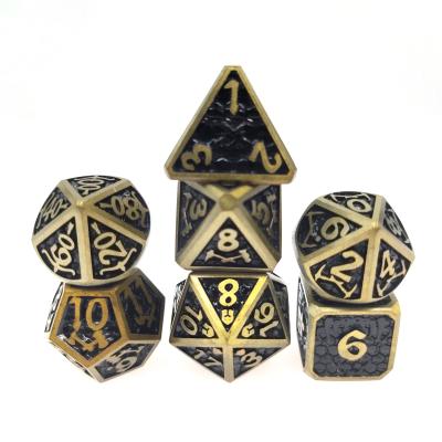 China Hot selling Mini Polyhedral Dice Set Poker Chip Made Dice Sets for sale