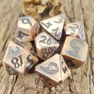 China Slot Machin Sturdy For Dungeons And Dragons Portable Anti Wear Dice Polyhedral Dice Set for sale