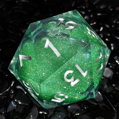 China 20D Single Resin Running Sand Dice Set Cruzu'S Call RPG#DND#Coc for sale