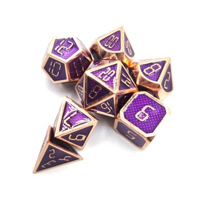 China Time Digital Solid Metal Dice Dragon And Dungeon DND RPG COC for sale