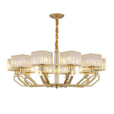 China American classic LED pendant lamp new deign decor Chandelier Lighting Luxury metal Crystal Chandeliers Ceiling light for home for sale