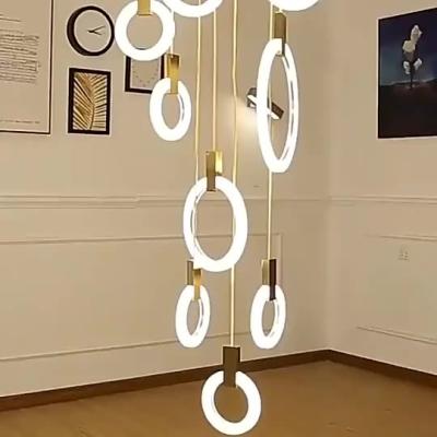 China Nordic Creative Chandeliers Pendant Lights Modern Hanging Kitchen Hall Led Pendant Light for sale