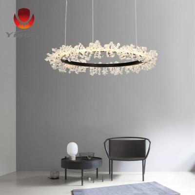 China YISURO Indoor decor projector round hotel wedding bathroom glass bronze staircase gold led ceiling pendant lights chandeliers for sale