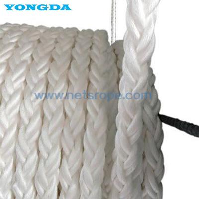China Wear Resistance 8-Strand Polymide Rope for sale
