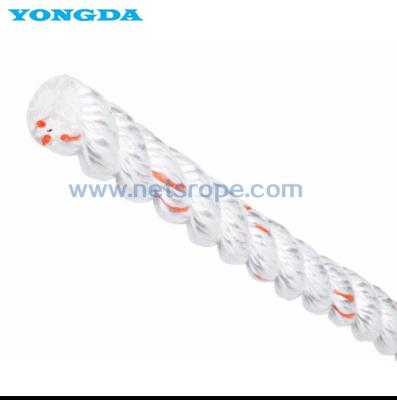 China ISO10556:2009[E] 3-Strand High Strength Polyester And Polyolefin Dual Fibre Rope for sale