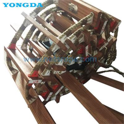 China ISO799 Marine Hard Wooden Step Pilot Rope Ladder for sale