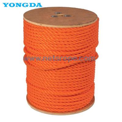 China Costa alta 160mm das cordas 3 da fibra do Multifilament do polipropileno da tenacidade à venda