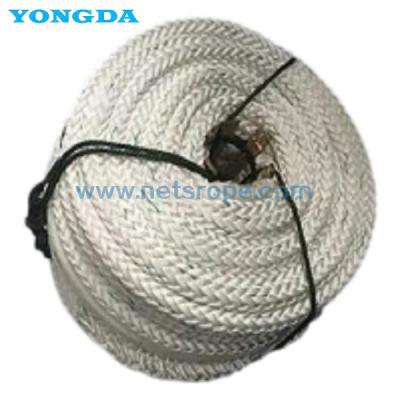 China 28mm UV Resistance PET Fibre Rope High Strength Wear Resistance 12 Strand for sale