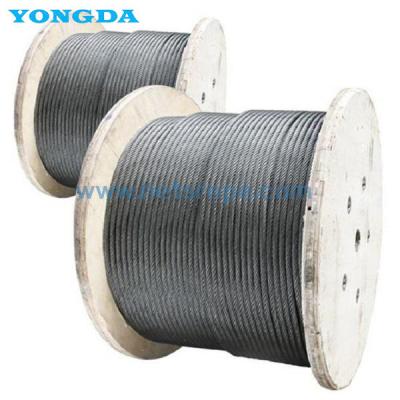China 3 x 19 galvanizaron cuerdas de alambre de acero 28m m para la barandilla de la carretera en venta