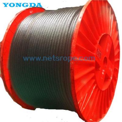 Chine GB/T 33364-2016 corde de amarrage en mer Plein-verrouillée de fil d'acier de quatre couches à vendre