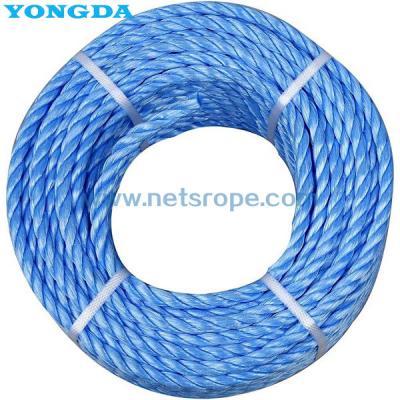 China 8 Strand Polypropylene Monofilament Fiber Ropes GB/T8050-2017 120mm for sale