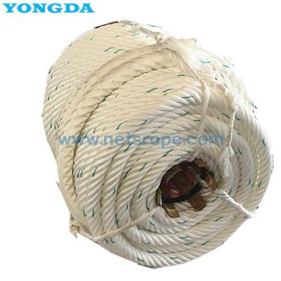 China 6 Strand Nylon Composite Fibre Rope High Strength 24mm for sale
