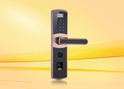China Touch Screen Biometric Fingerprint Waterproof Keypad Biometric Door Lock for sale