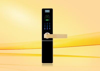 China Touch Keypad Finger Print Door Lock With Key Unlock , Optional Card Unlock for sale