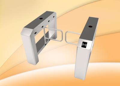 China single lane swing barrier turnstile with access control panel for sale