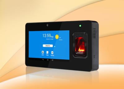 China 7inch Touch Display Android Biometric Attendance System Support Send SMS To Mobile for sale