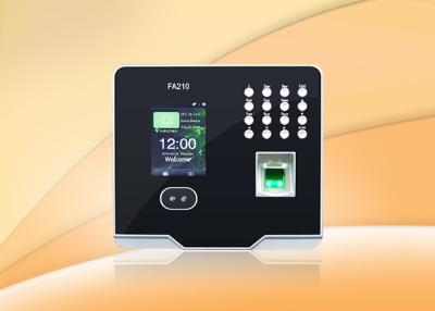 China Touch Screen 0.01% FRR electronic face biometrics attendance system for sale