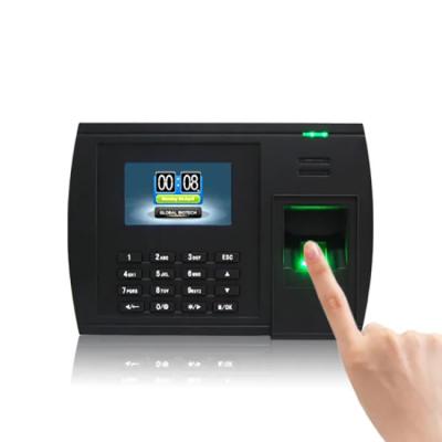 China Máquina biométrica de la atención de la tarjeta de sacador de la huella dactilar de la pantalla de 3 pulgadas en venta