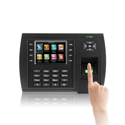 China Multimedia WIFI Biometric Employee  Fingerprint Time Attendance System With Card Reader for sale