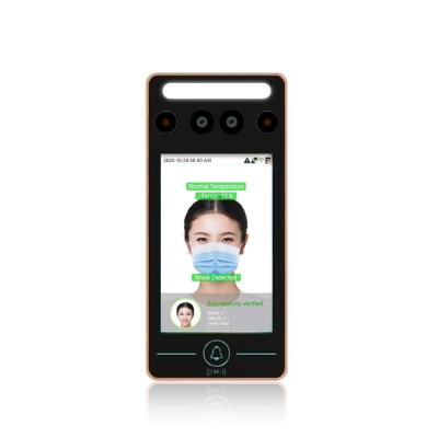 China Intercom Staff  Biometric Face Attendance Machine 4 Inch Touch Screen USB Host for sale
