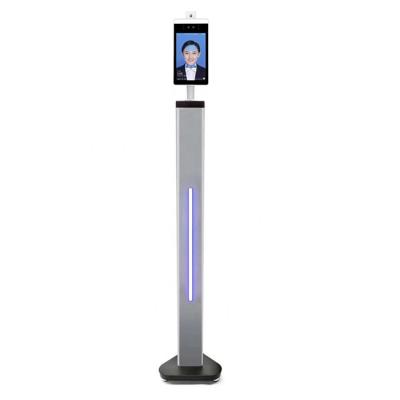 China 110cm Facial Recognition Temperature Measurement Stand With LED Strip for sale