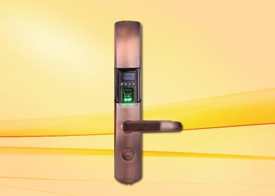 China Outdoor Fingerprint Door Lock , biometric security locks with USB Flash disk for sale