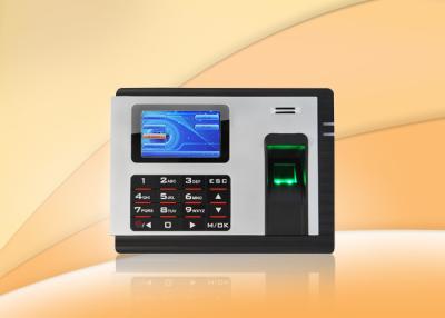 China Embedded fingerprint time attendance machine Clocking Systems with Check in / out for sale