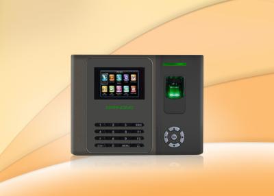China Identificação biométrica da impressão digital de WIFI ADMS, máquina do comparecimento do tempo da biometria construída na bateria à venda