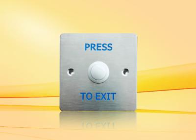China Nickel - Plated Copper Door Exit Push Button For Access Control  , Press to exit for sale