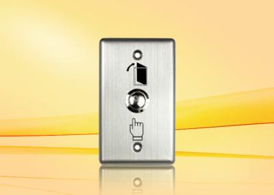 China Nickel - Plated Copper Push Button For Access Control , weatherproof push to exit button for sale