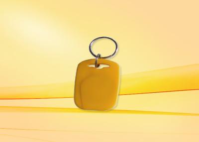 China Etiqueta plástica/Keyfobs del rfid 125khz de la mini tarjeta amarilla de la proximidad para el control de acceso en venta
