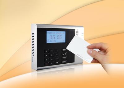 China Web Server Function / Printer Output RFID Reader Time Attendance Clocking System for sale
