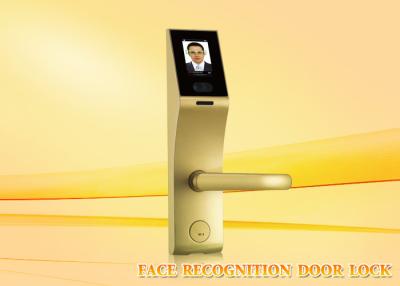 China 3 inch Touch Screen  stainless steel face recognition door lock with mechanical key for sale