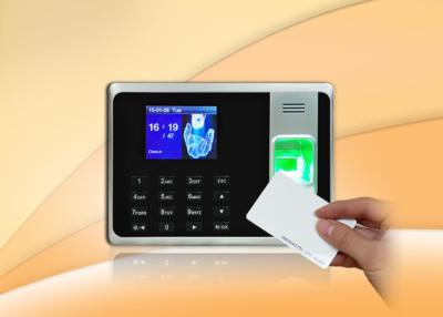 China Controle de acesso da máquina de cartão do tempo da impressão digital do elevado desempenho com bateria de Li à venda