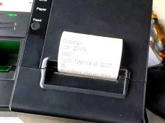 5000T-C fingerprint time attendance with printer machine