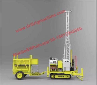 China P200 Crawler Portable Drilling Rigs Water Cooled For Geological Exploration for sale