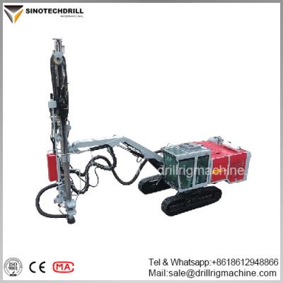 China 15m Depth Full Hydraulic Top Hammer Drill Machine With 76 - 115mm Diameter Capacity for sale