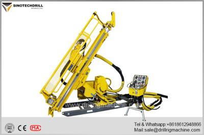 China Deep Hole Hydraulic Underground Core Drill Rig With PQ & HQ Max Rod Size 160Cc Rotation Motor for sale