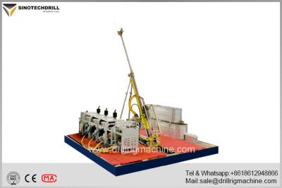 China Man Portable Core Drilling Rig/ Mobile Drilling Equipment For Ore , Coal , Sampling for sale