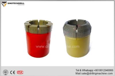 China HQ3 NQ3 Natural Geological Surface set diamond core drilling bit , rig drill bits for sale