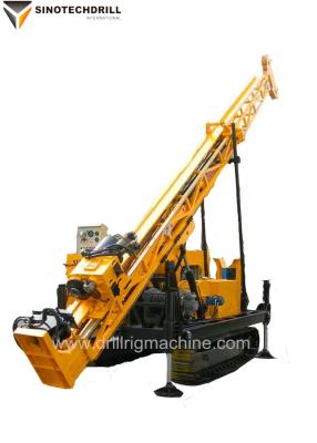 China Hydraulic Crawler Surface Exploration Core Drill Rig 400m For Mineral Core Drilling for sale